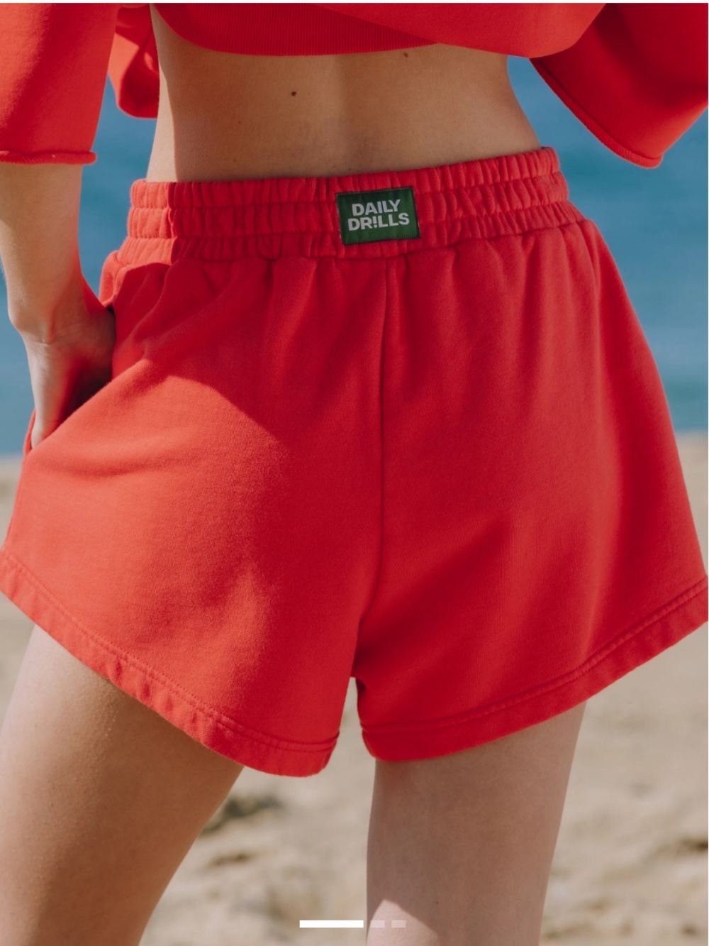 Daily Drills Fleece Super Shorts in Heart